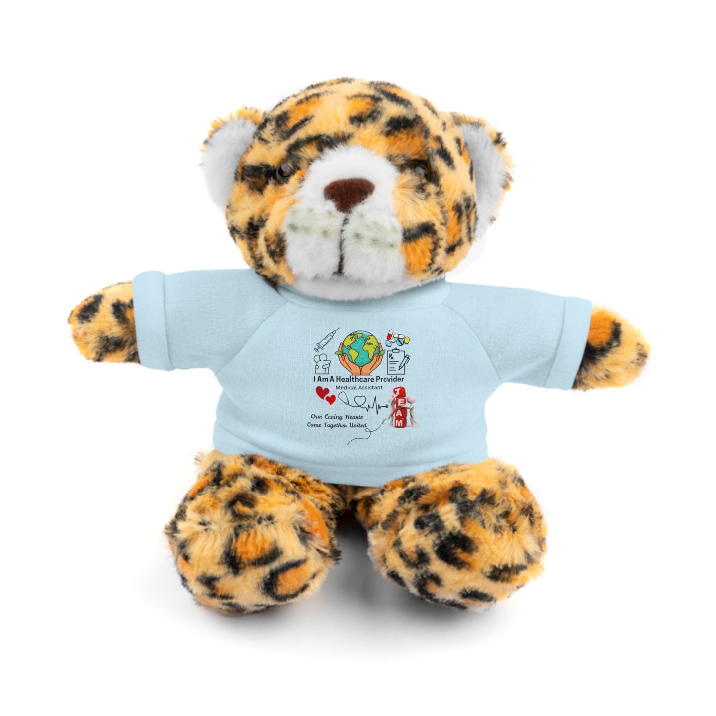 Medical Assistant Nurse Stuffed Animal with Tee