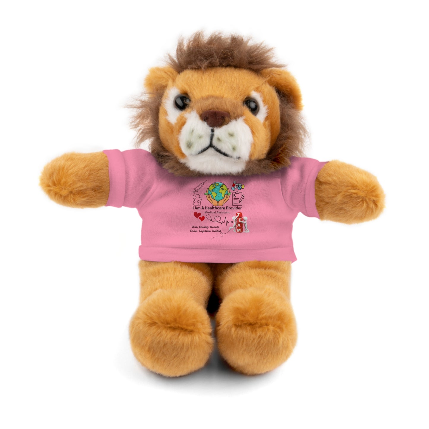 Medical Assistant Nurse Stuffed Animal with Tee