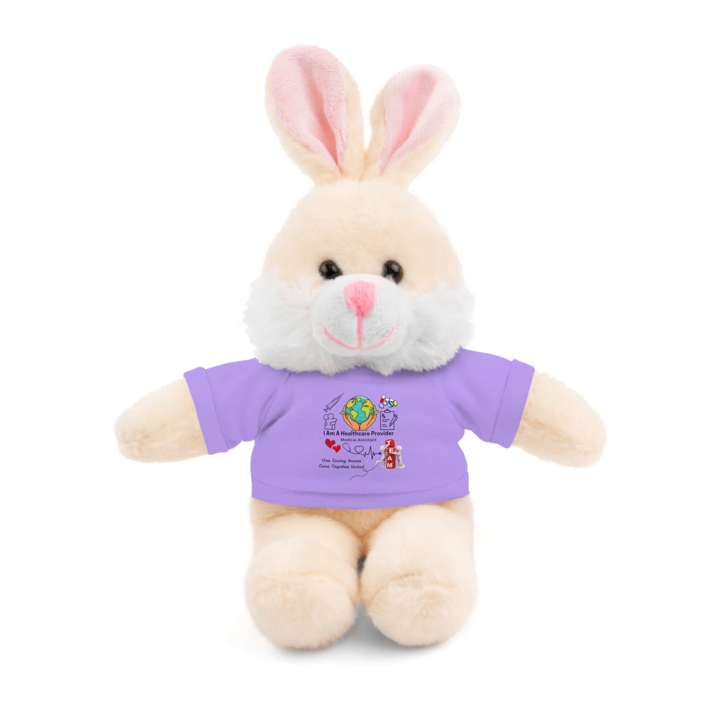 Medical Assistant Nurse Stuffed Animal with Tee