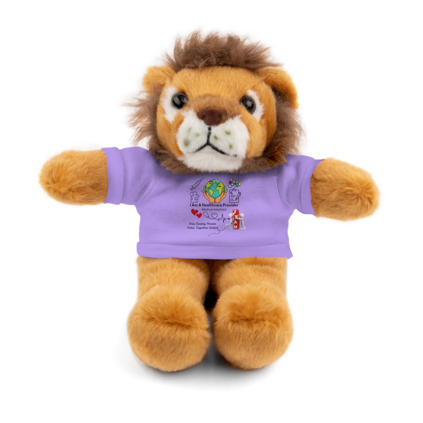 Medical Assistant Nurse Stuffed Animal with Tee