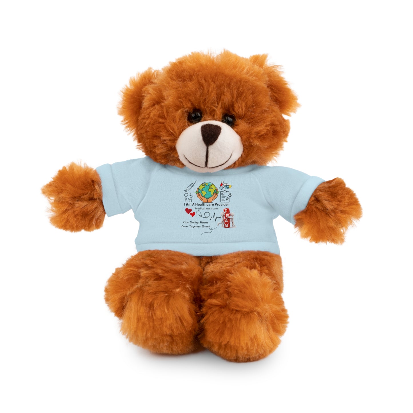 Medical Assistant Nurse Stuffed Animal with Tee