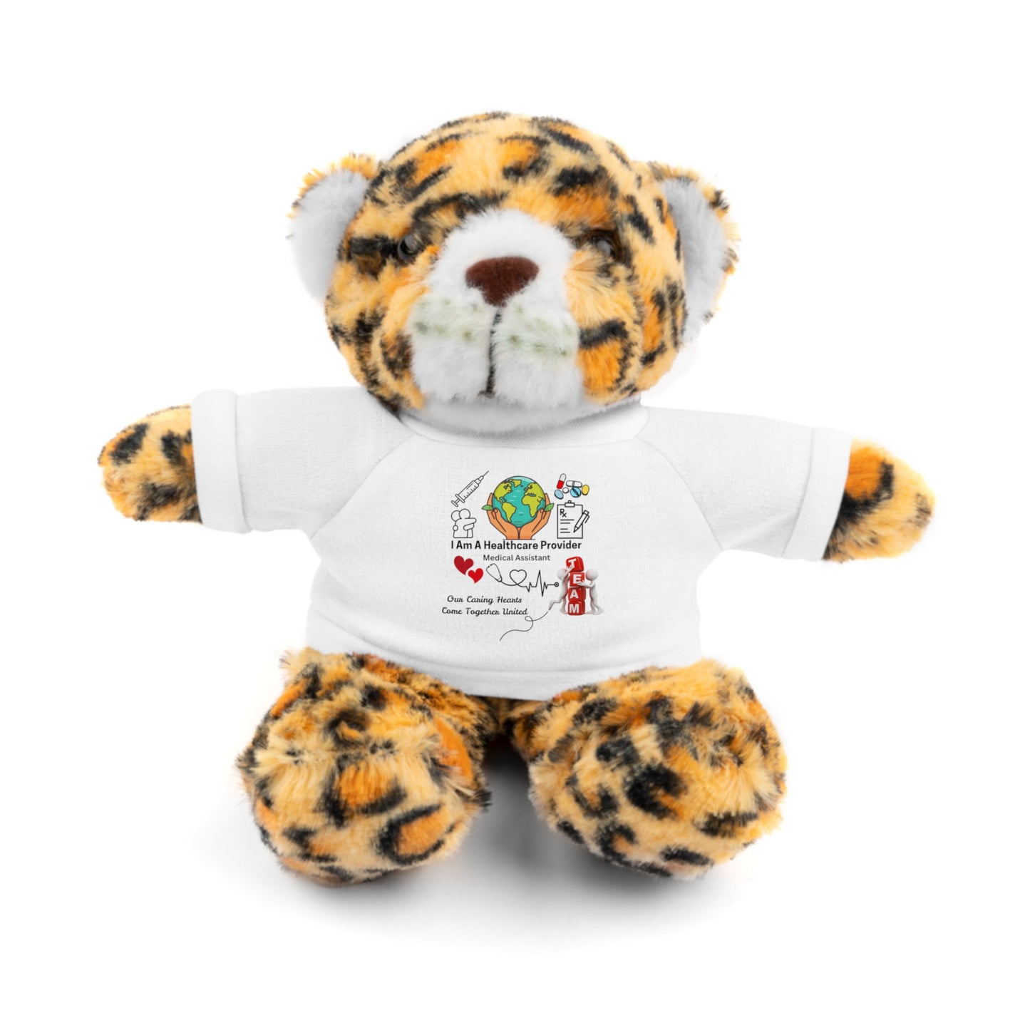 Medical Assistant Nurse Stuffed Animal with Tee