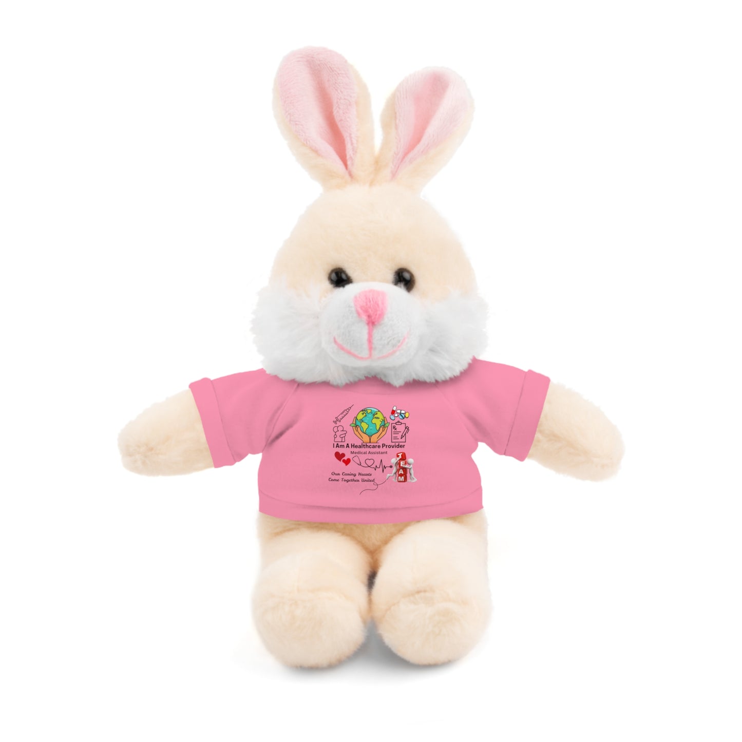 Medical Assistant Nurse Stuffed Animal with Tee