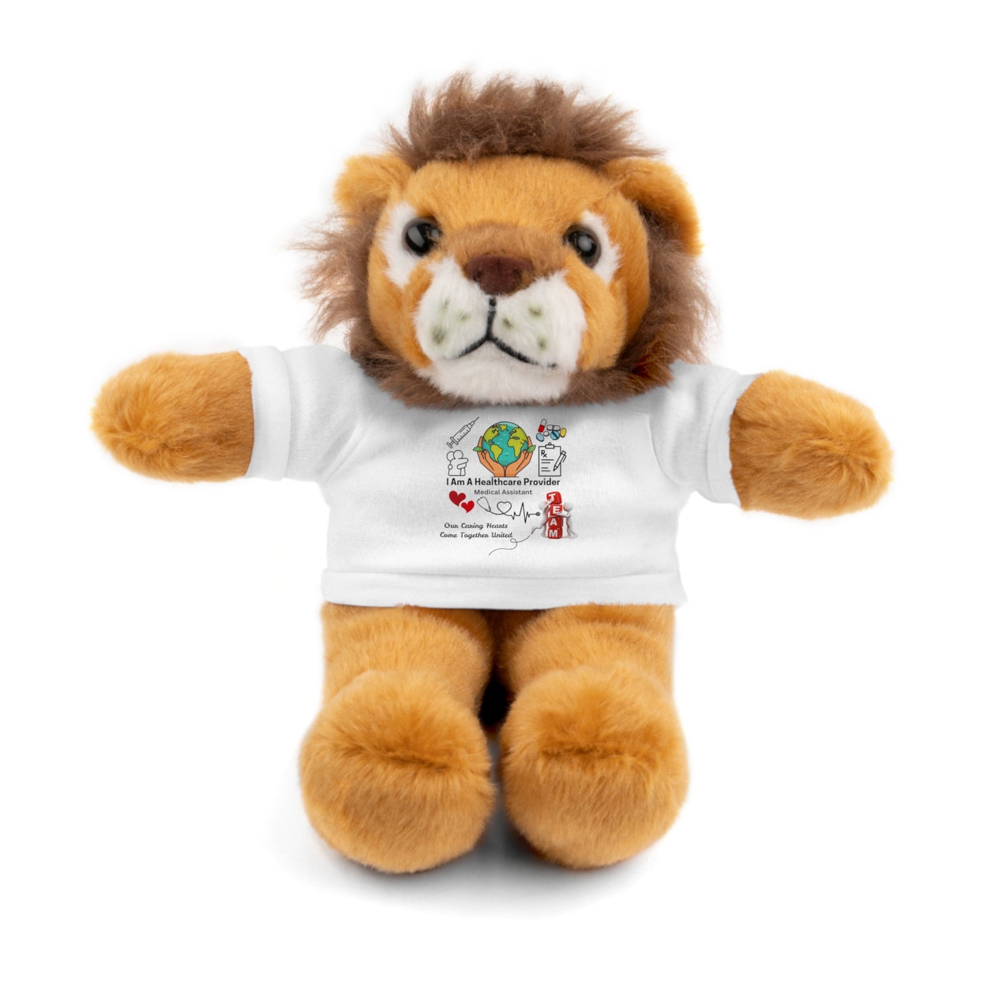 Medical Assistant Nurse Stuffed Animal with Tee