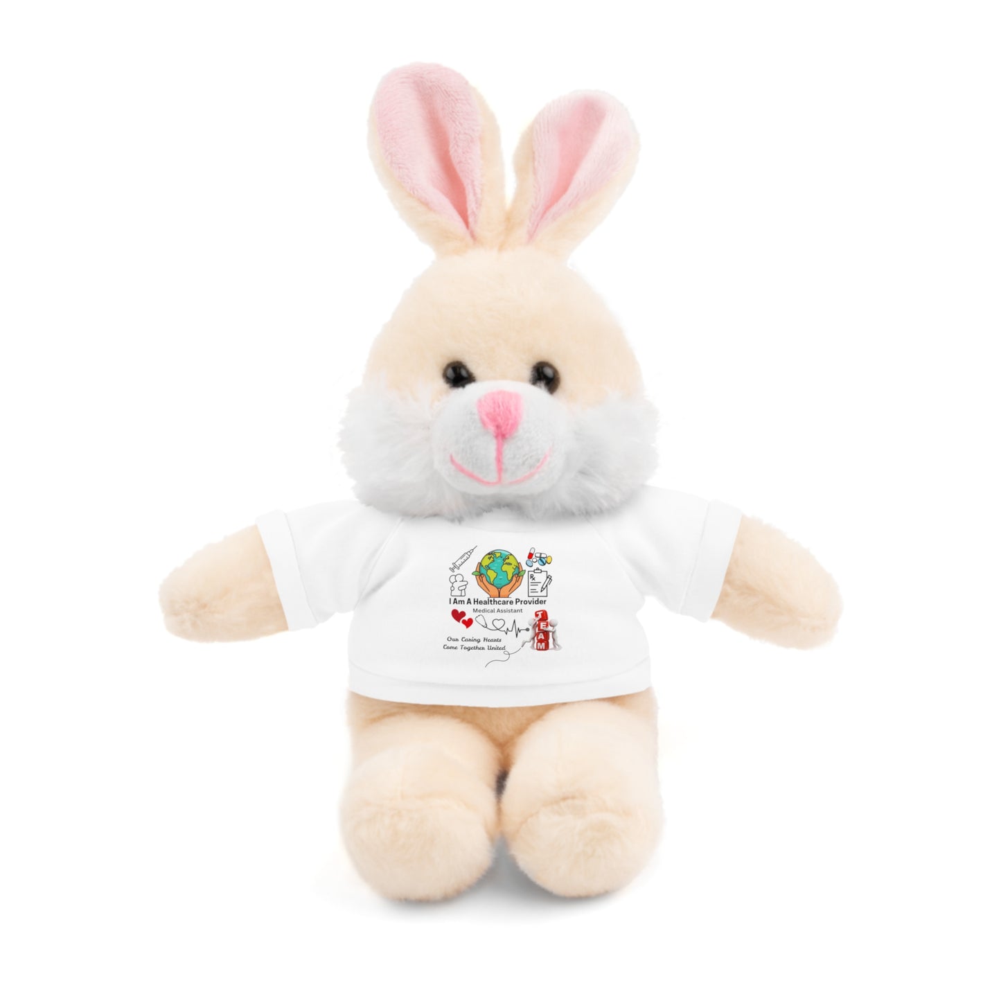 Medical Assistant Nurse Stuffed Animal with Tee