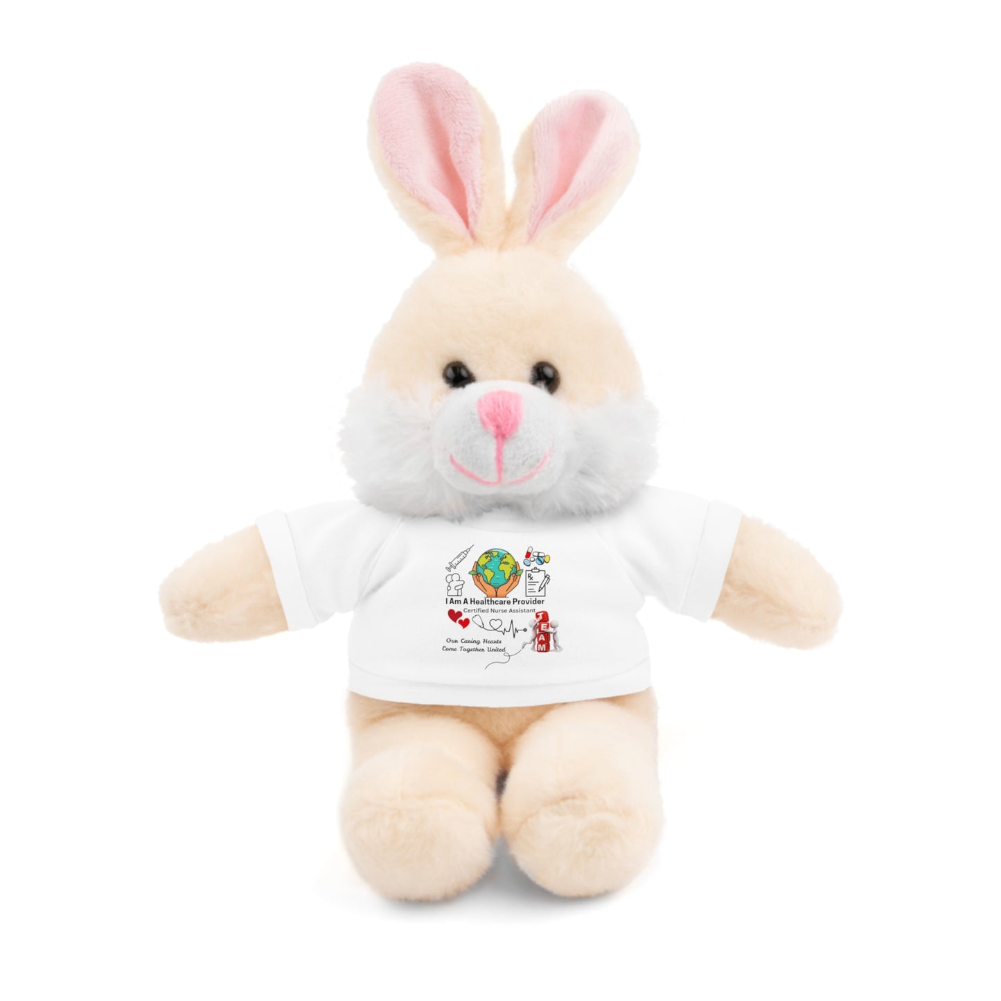 Certified Nurse Assistant Stuffed Animal with Tee