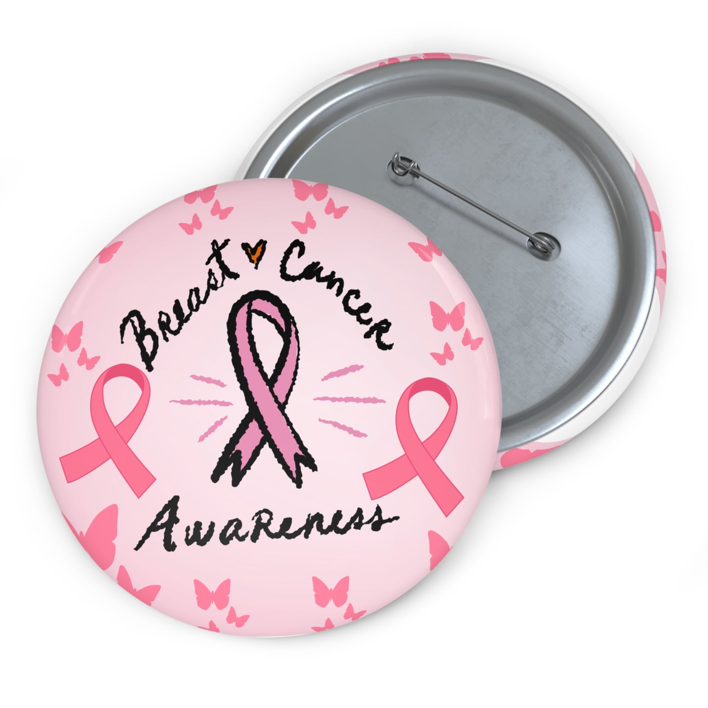 Awareness Pin Buttons with Custom Design