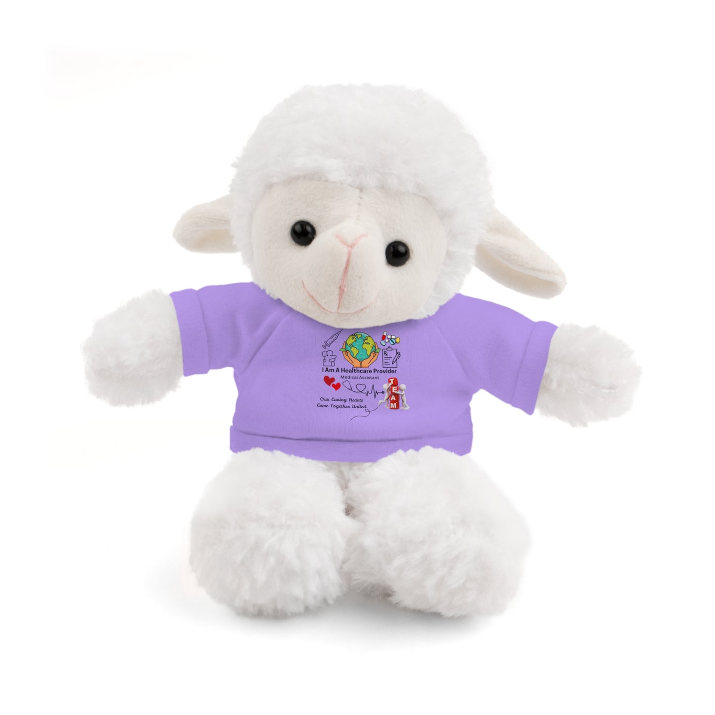 Medical Assistant Nurse Stuffed Animal with Tee