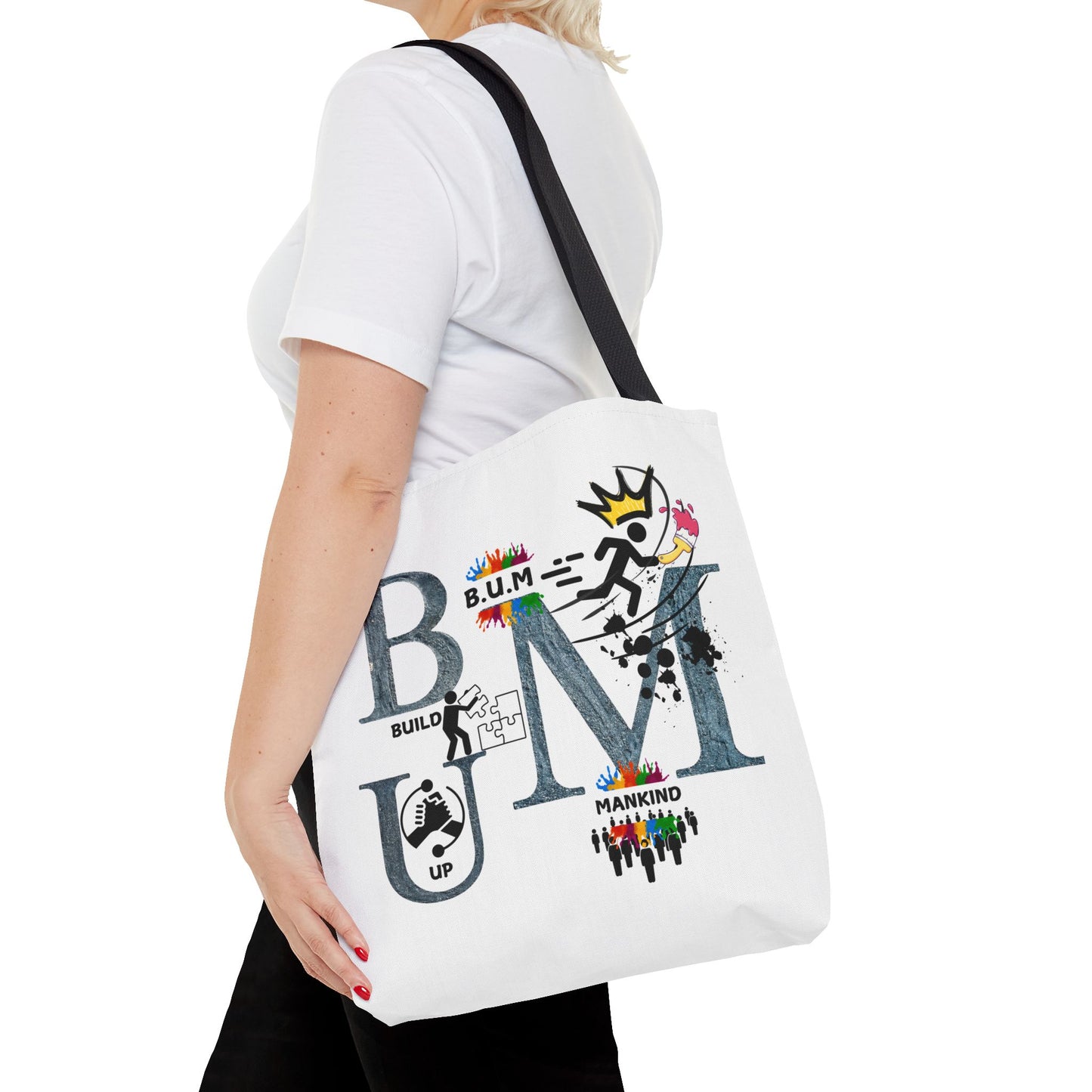 Build Up Mankind Tote Bag