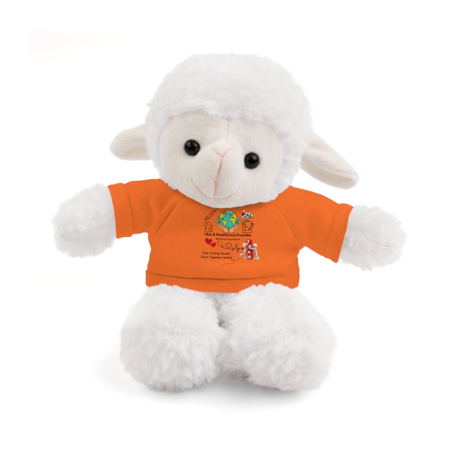 Medical Assistant Nurse Stuffed Animal with Tee