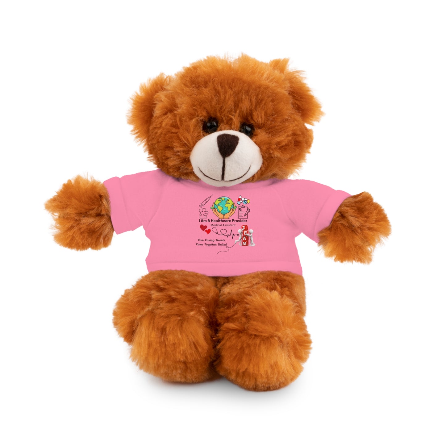 Medical Assistant Nurse Stuffed Animal with Tee