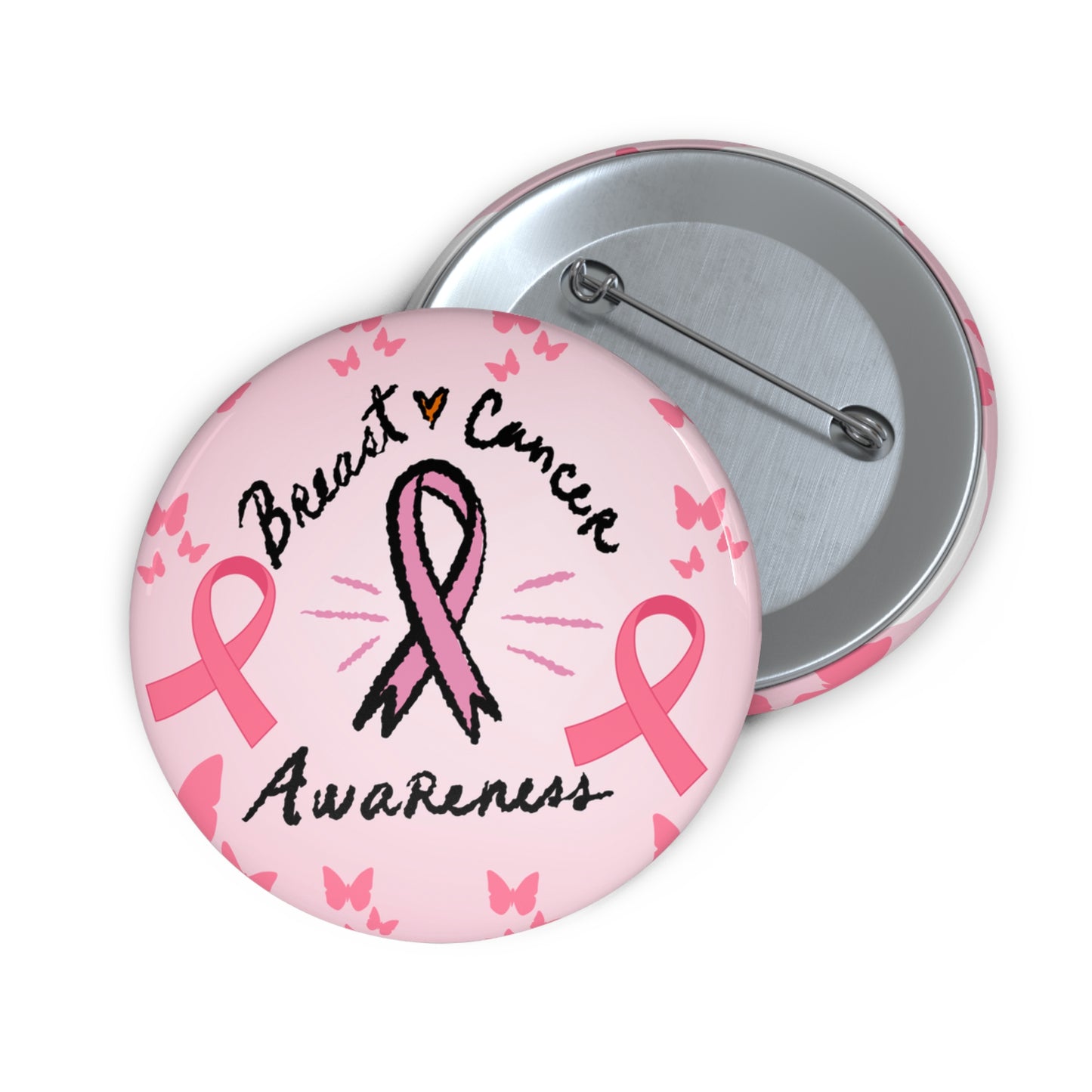 Awareness Pin Buttons with Custom Design