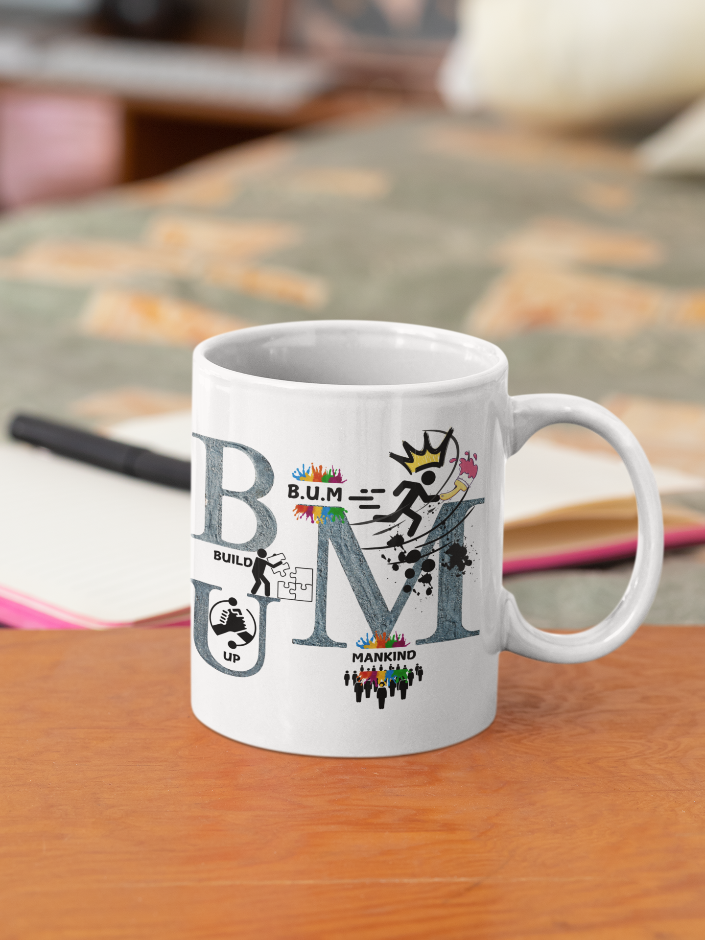 Build Up Mankind Ceramic Mug 11oz