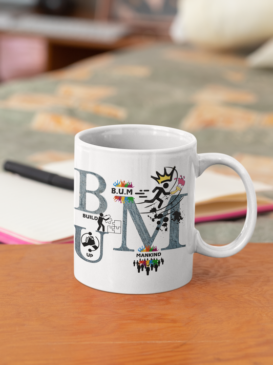 Build Up Mankind Ceramic Mug 11oz