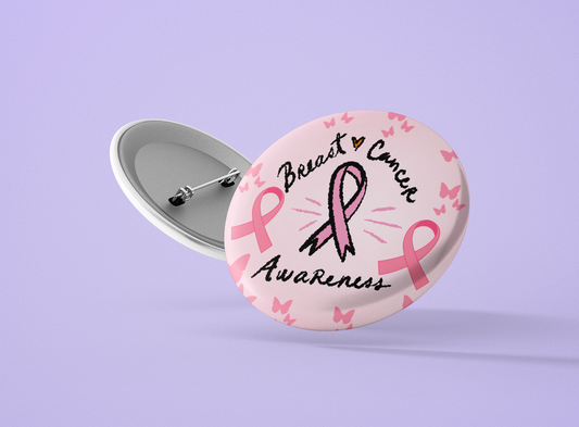 Awareness Pin Buttons with Custom Design